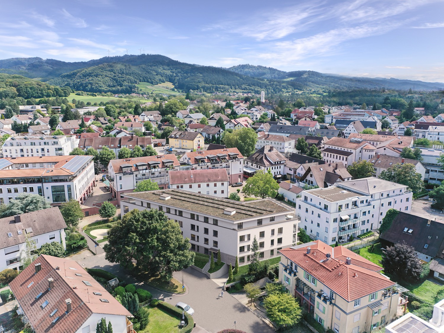 Nordansicht Im Hofacker 27 & 27a, Gundelfingen